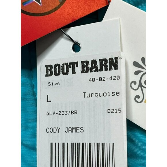 Shayanne Womens Puffer Vest size 8-10 Pockets Western Cowgirl Turquoise NWT - Picture 11 of 13